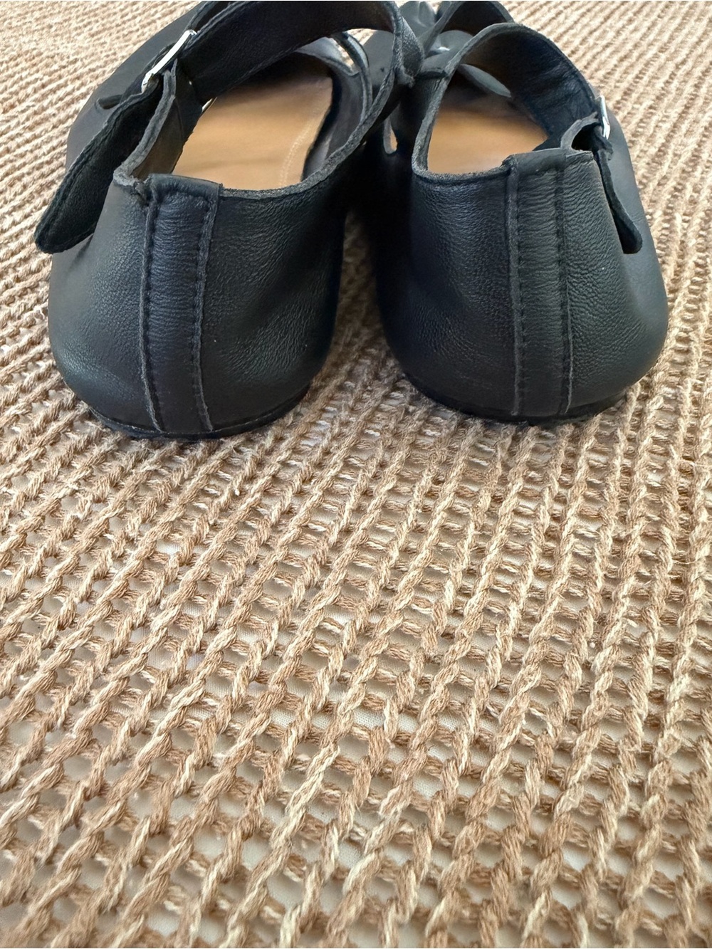 Maison Martin Margiela tabi Black Split-Toe Mary Jane Flats - Picture 3 of 9